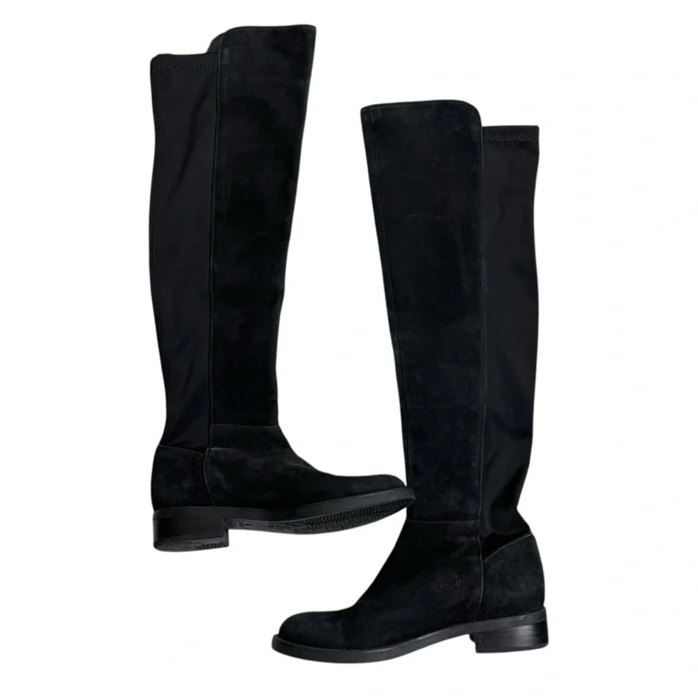 Blondo Sierra Suede Leather Black Over the Knee Waterproof Women's Boots Size 6‎